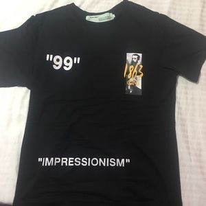 Off white T-shirt Impressionism